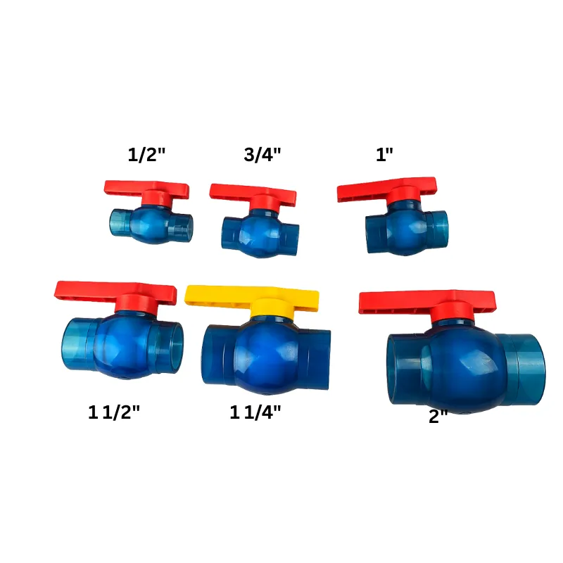 Ball Valve Transparant / Stop Kran PVC
