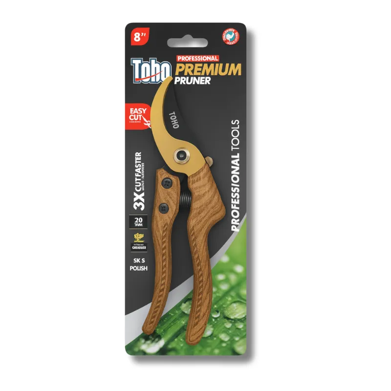 Gunting Dahan Toho Gagang Kayu